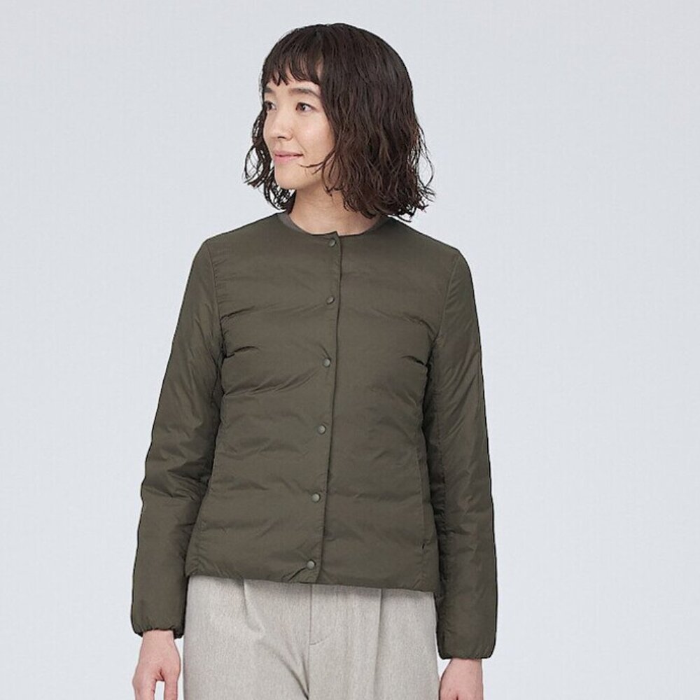 Women's Lightweight Down Collarless Jacket